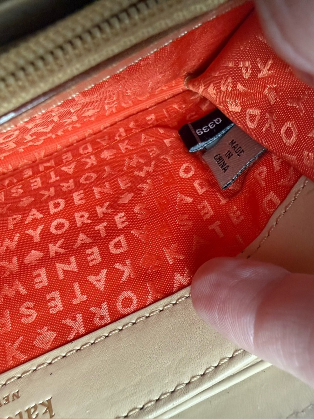 Kate Spade Stripe Zip Around Wallet Colorful Pink Orange Yellow - Picture 11 of 16